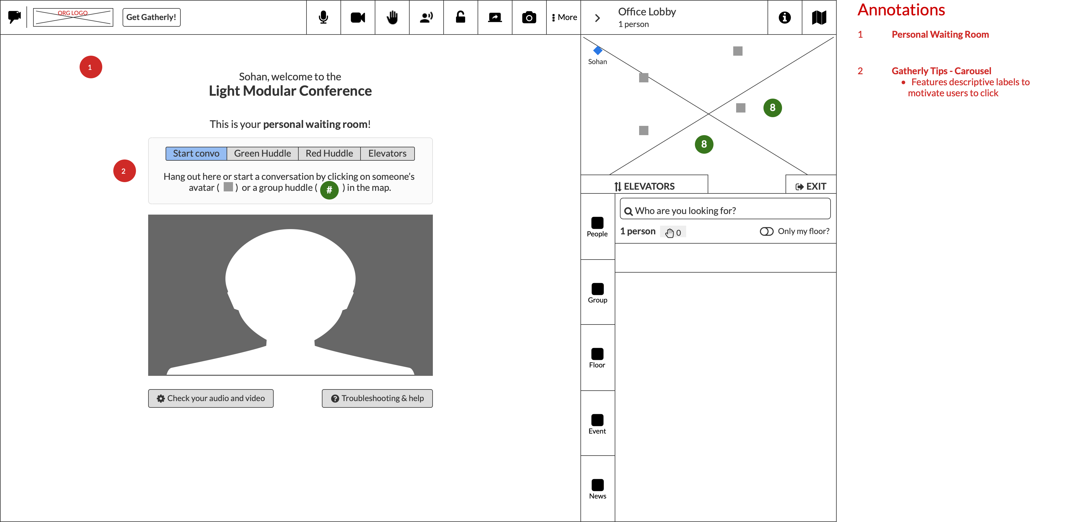 Initial
Wireframes